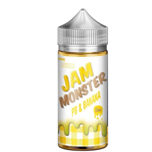 PB & Jam Monster Banana Limited Edition 100mL e-liquid bottle