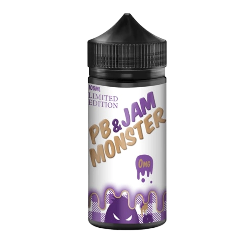 PB & Jam Monster Grape Limited Edition 100mL e-liquid bottle