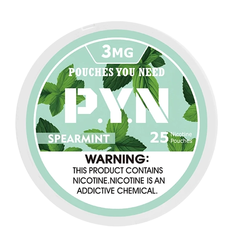 PYN Nicotine Pouches - Spearmint - Vape Demand