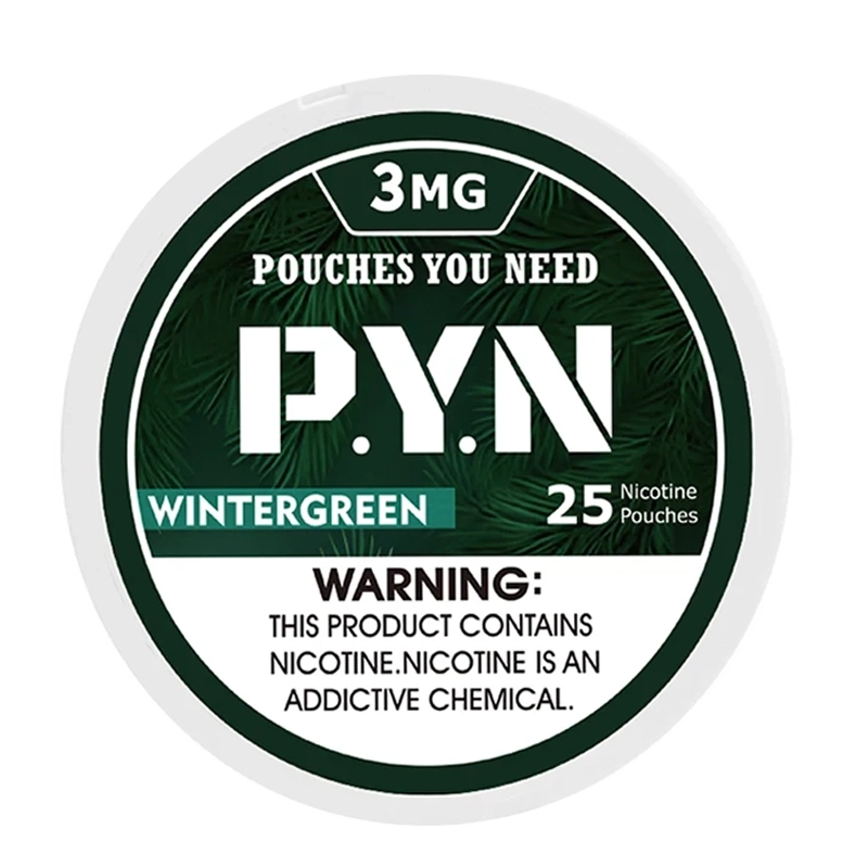 PYN Nicotine Pouches - Wintergreen - Vape Demand