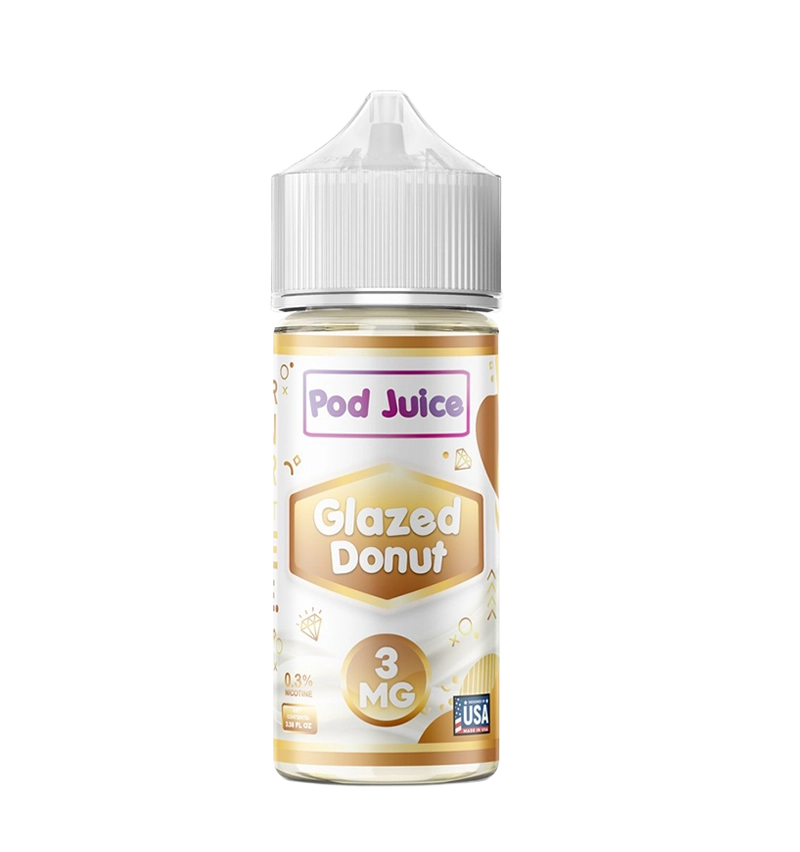 Pod Juice Glazed Donut 100mL salt nic vape juice