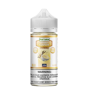 Pod Juice Golden Custard 100mL bottle