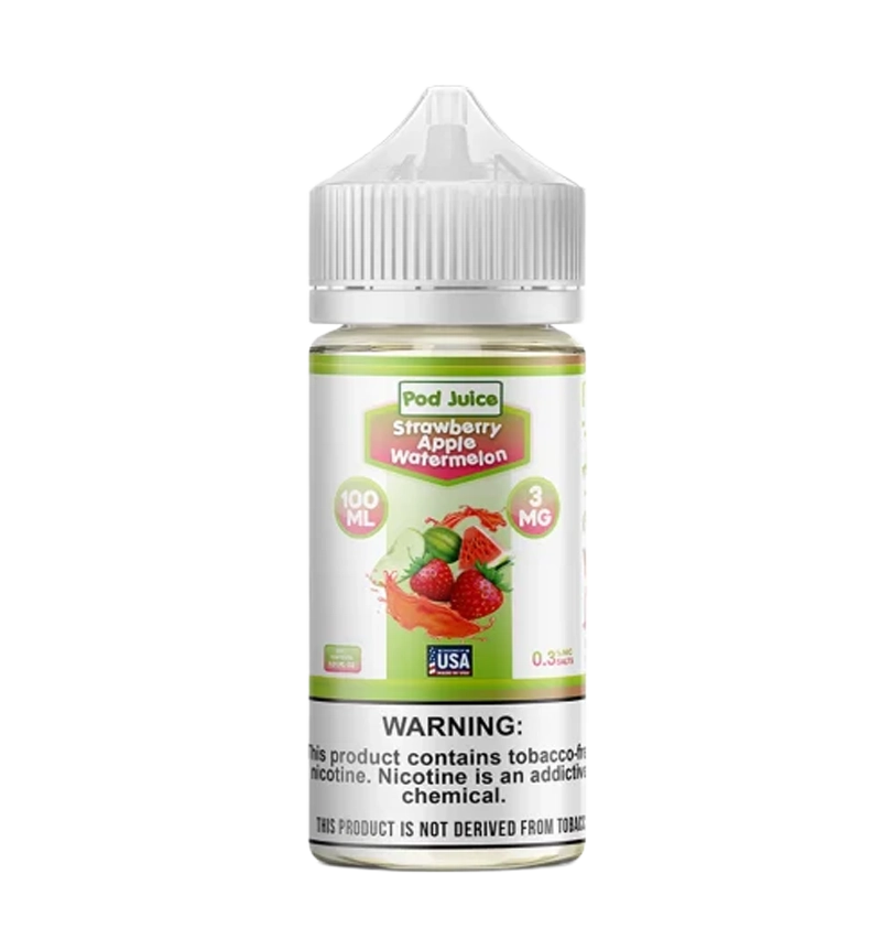 Pod Juice Strawberry Apple Watermelon Freeze 100mL bottle