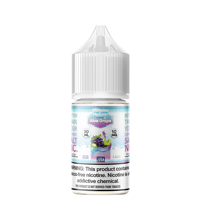 Pod Juice Aloe Grape Freeze 30mL salt nic bottle