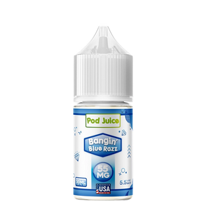 Pod Juice Salt - Bangin' Blue Razz 30mL