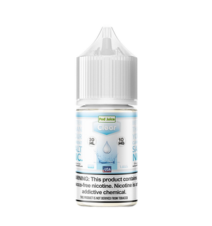 Pod Juice Clear 30mL unflavored salt nicotine bottle