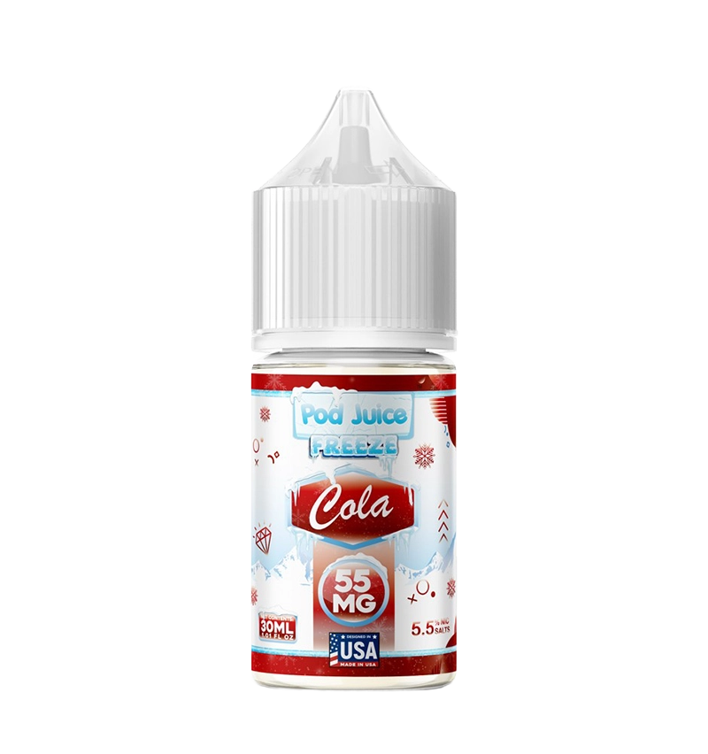 Pod Juice Cola Freeze 30mL icy soda salt nic bottle