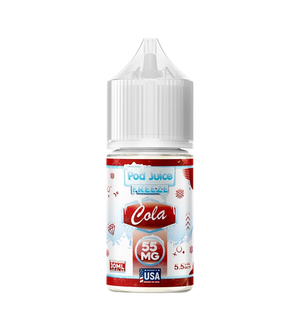 Pod Juice Cola Freeze 30mL icy soda salt nic bottle