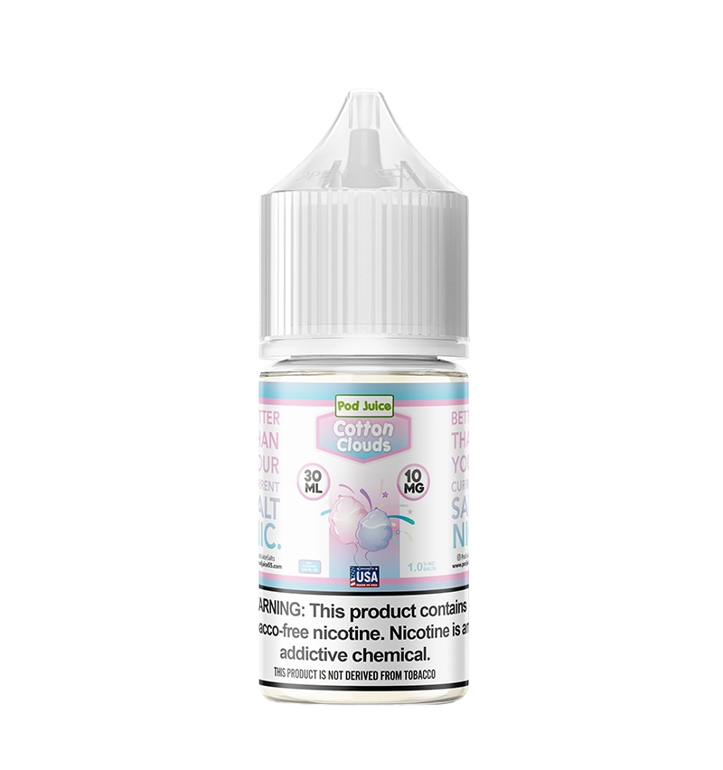 Pod Juice Cotton Clouds 30mL salt nic bottle