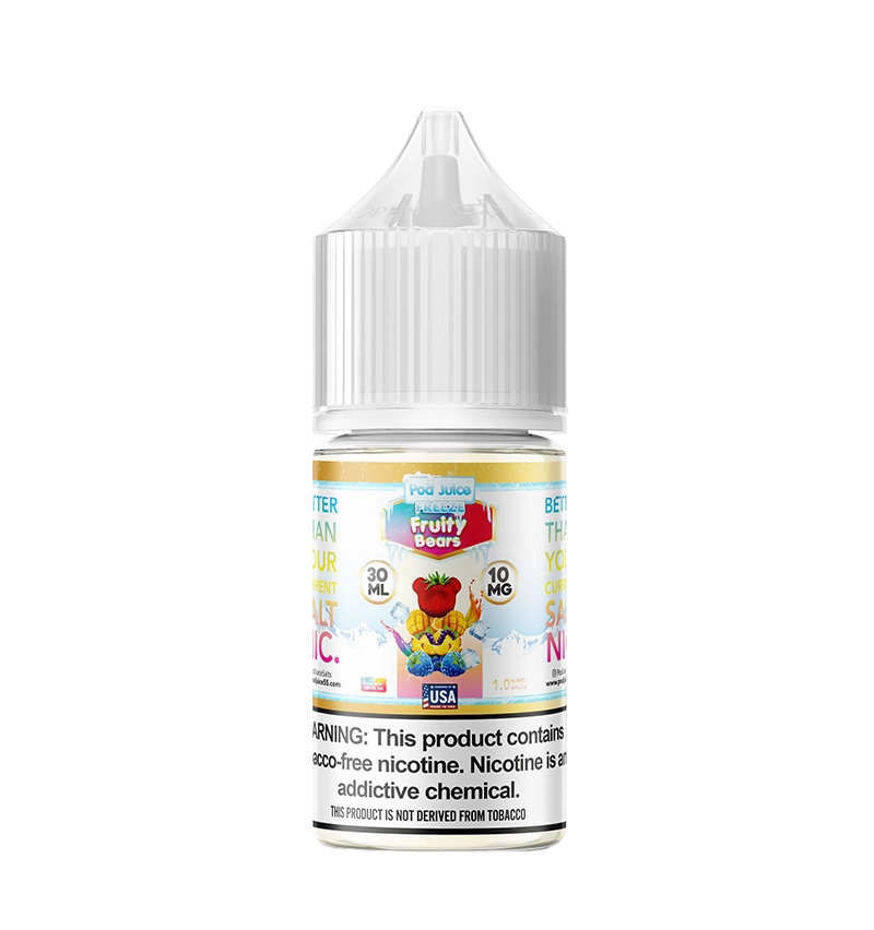 Pod Juice Fruity Bears Freeze 30mL salt nic bottle
