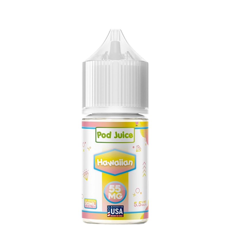 Pod Juice Hawaiian 30mL tropical salt nic bottle
