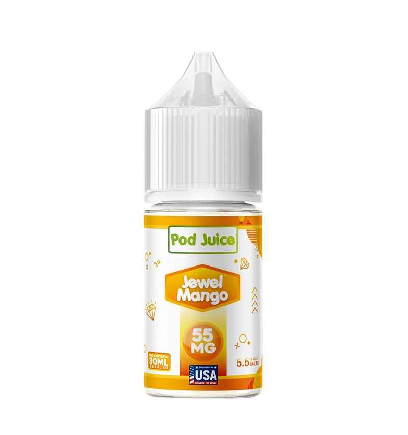 Pod Juice Jewel Mango 30mL luxury tropical salt nic bottle