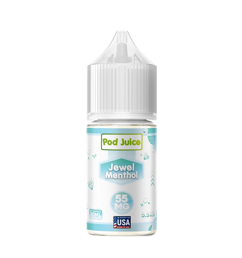 Pod Juice Jewel Menthol 30mL premium mint salt nic bottle