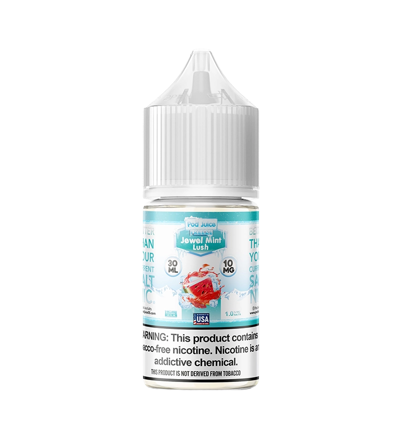 Pod Juice Jewel Mint Lush Freeze 30mL premium salt nic bottle