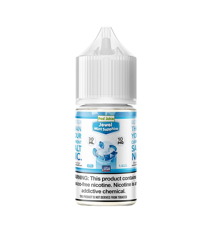 Pod Juice Jewel Mint Sapphire 30mL ultra-premium salt nic