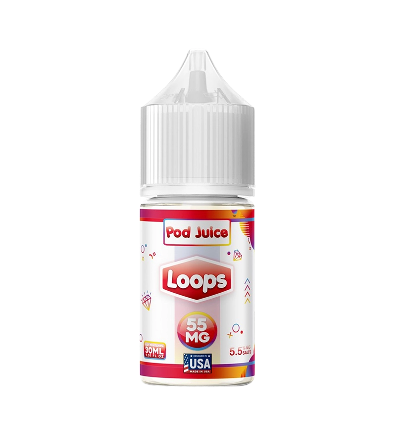 Pod Juice Loops 30mL cereal milk salt nic bottle