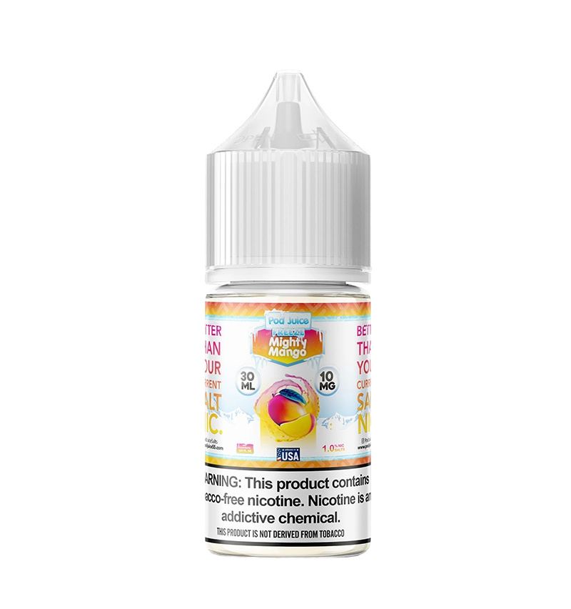 Pod Juice Mighty Mango Freeze 30mL salt nic bottle