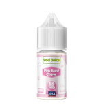 Pod Juice Pink Burst Chew 30mL bubblegum salt nic bottle