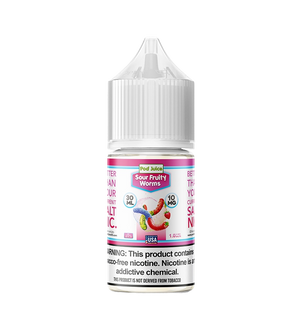 Pod Juice Sour Fruity Worms 30mL salt nic bottle