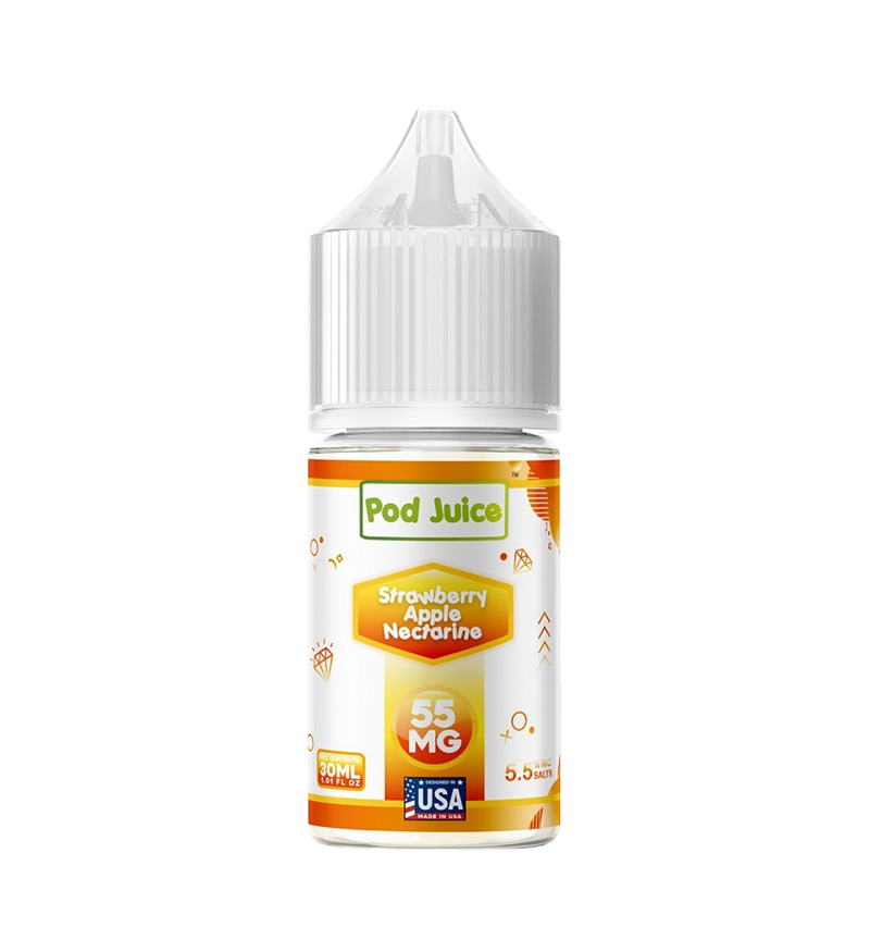 Pod Juice Strawberry Apple Nectarine 30mL orchard fruit salt nic bottle