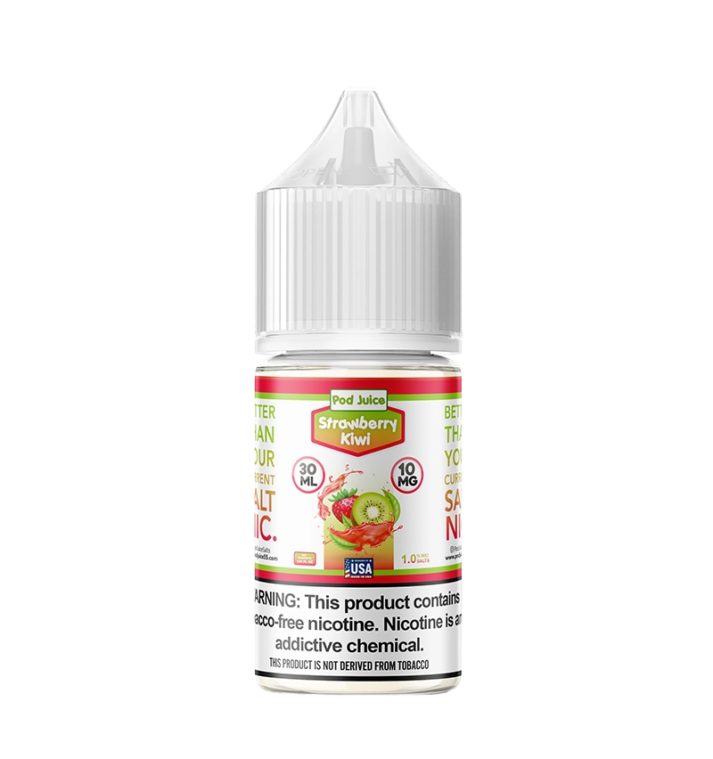 Pod Juice Strawberry Kiwi 30mL salt nic bottle