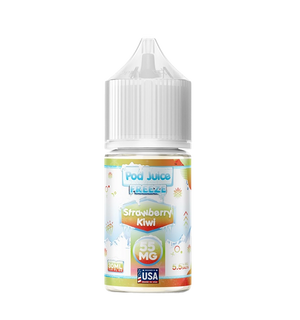 Pod Juice Strawberry Kiwi Freeze 30mL icy fruit salt nic bottle