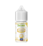 Pod Juice Vanilla Custard Tobacco 30mL dessert tobacco salt nic bottle