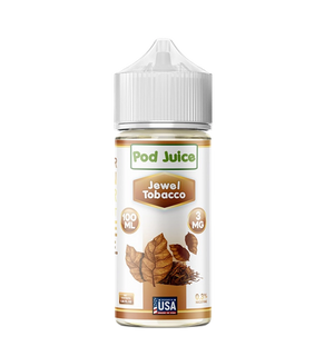 Pod Juice Jewel Tobacco 100mL salt nic vape juice