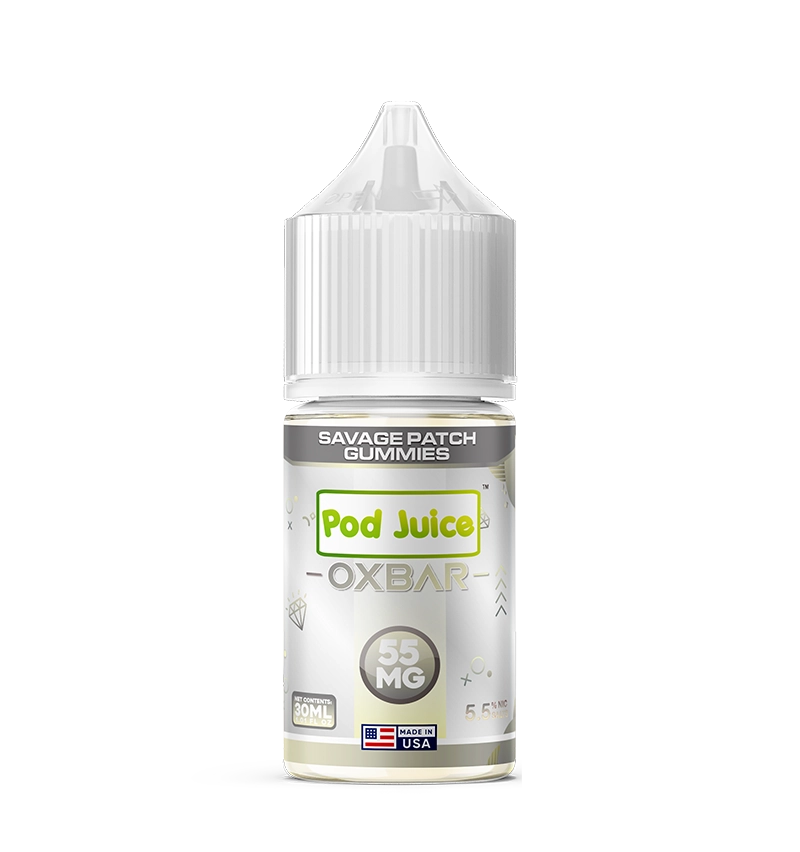 Pod Juice x OXBAR Savage Patch Gummies 30mL candy salt nic bottle
