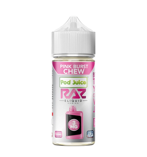 Pod Juice x RAZ - Pink Burst Chew 100mL