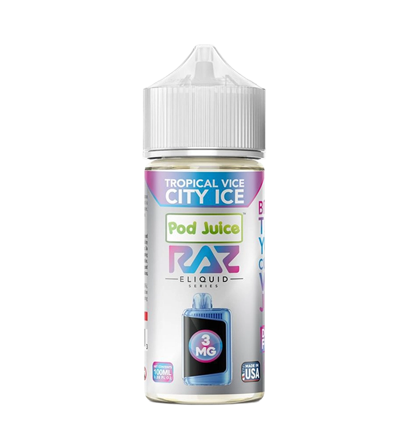 Pod Juice x RAZ - Tropical Vice City Ice 100mL