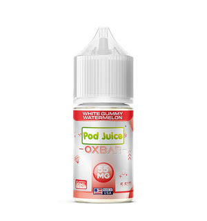 Pod Juice x OXBAR White Gummy Watermelon 30mL candy salt nic bottle