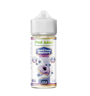 Pod Juice Glazed Donut Blueberry 100mL salt nic vape juice