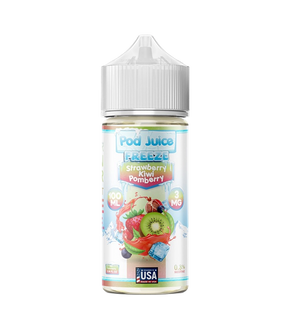 Pod Juice Strawberry Kiwi Pomberry Freeze 100mL salt nic vape juice