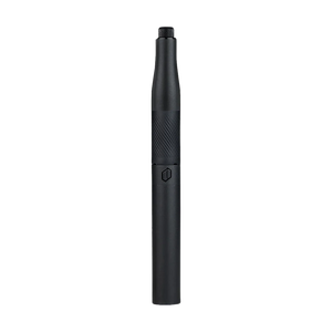 Puffco Plus 3.0 Dab Pen Vaporizer - sleek all-black device with ceramic bowl and integrated loading tool for concentrates.