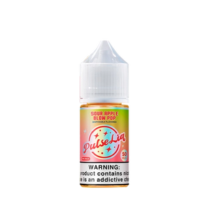 Pulse Liq Salts Sour Apple Blow Pop 30mL nicotine salt e-liquid bottle