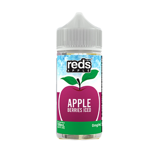 Reds Apple Berries ICED 100mL e-liquid bottle