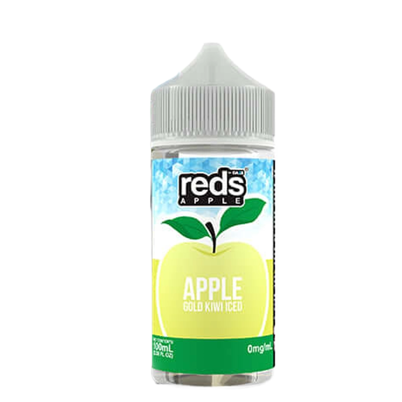 Reds Apple Gold Kiwi ICED 100mL e-liquid bottle