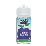 Reds Apple Grape ICED 100mL e-liquid bottle