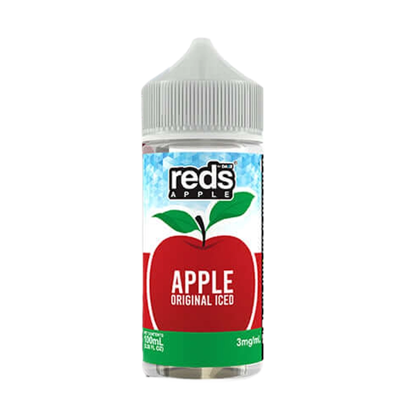 Reds Apple Original ICED 100mL e-liquid bottle