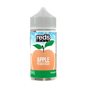 Reds Apple Peach ICED 100mL e-liquid bottle