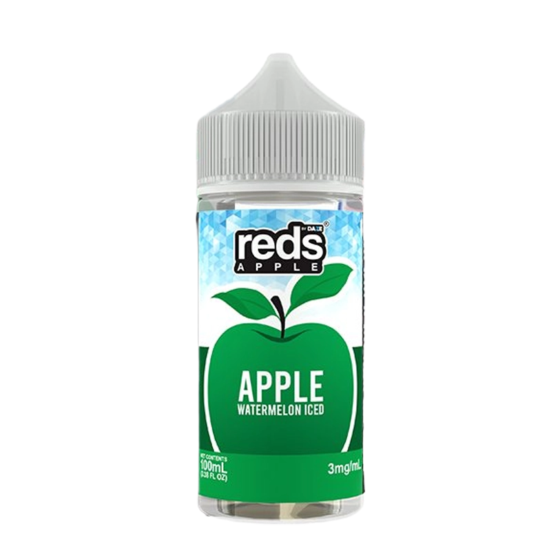 Reds Apple Watermelon ICED 100mL e-liquid bottle