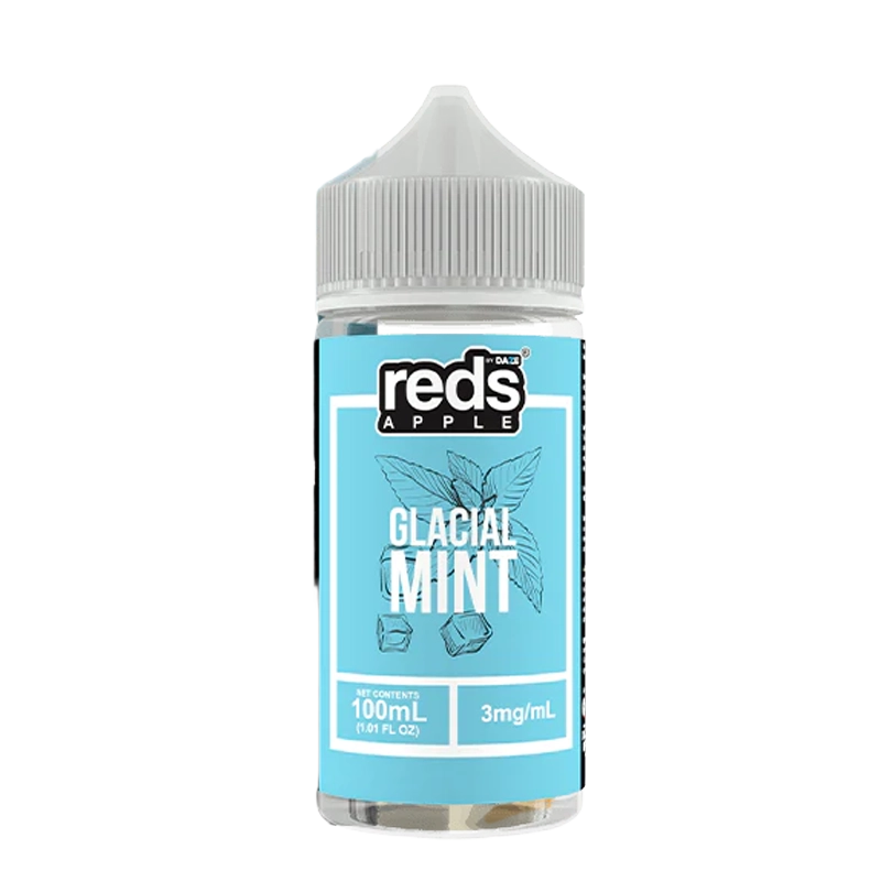 Reds Apple Glacial Mint 100mL e-liquid bottle