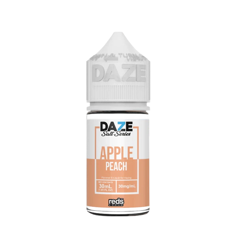 Reds Apple Peach 30mL salt nicotine e-liquid bottle