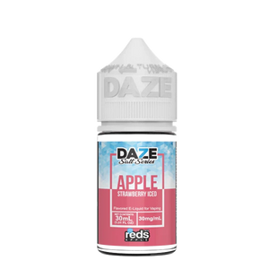 Reds Apple Strawberry ICED 30mL salt nicotine e-liquid bottle