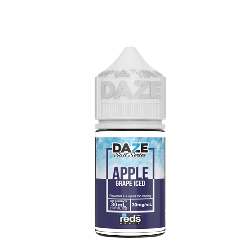 Reds Apple Grape ICED 30mL salt nicotine e-liquid bottle