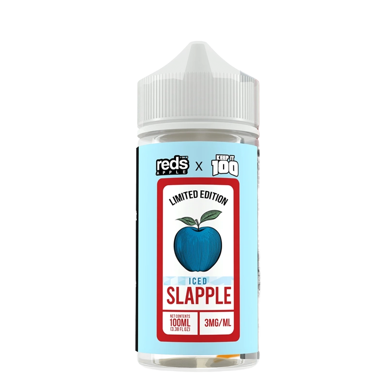 Reds x Keep It 100 Slapple ICED 100mL e-liquid bottle
