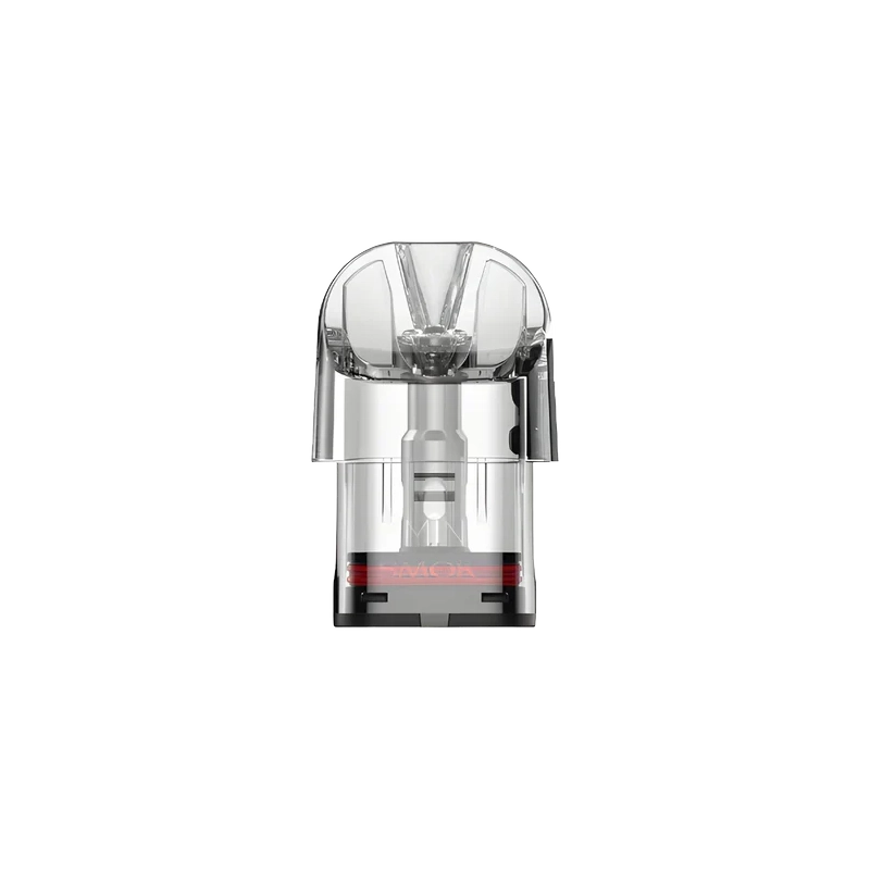 Genuine SMOK Novo Clear Meshed 3mL replacement pod with integrated coil and side-fill port, transparent design.
