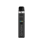 SMOK Novo ECO 30W Pod Kit - sleek pen-style device with RGB LED bar, removable 1000mAh battery, and 2mL SLR pod installed.