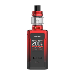 SMOK R-Kiss 2 200W Kit - dual 18650 box mod with TFV18 Mini tank, 1.3" color display, and side fire bar.